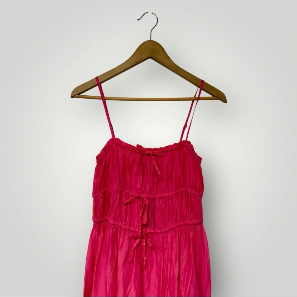 J.‎ Crew Tie-front voile cover-up midi dress Sz M